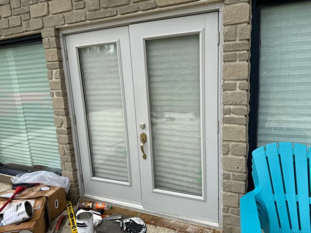 Residential double door after lock and hardware service