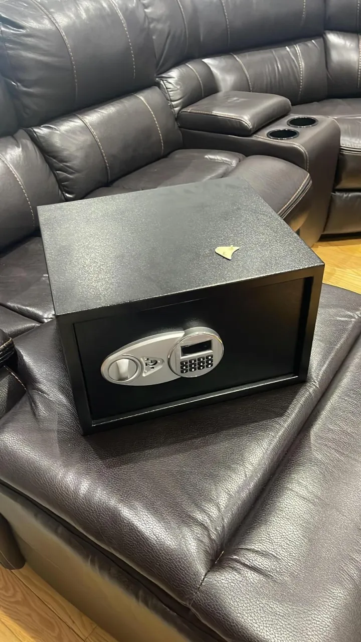 Compact home safe ready for locksmith service